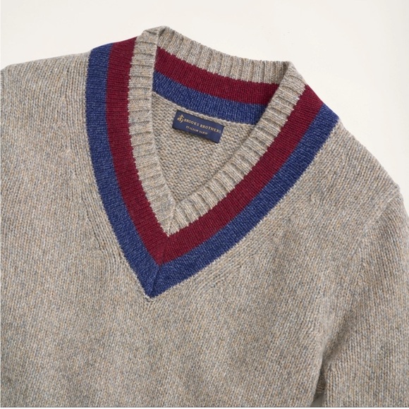 Brooks Brothers Alpaca Blend Tennis Sweater Size XL - Picture 2 of 6